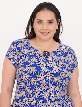 Blusa Cariló manga corta para mujer