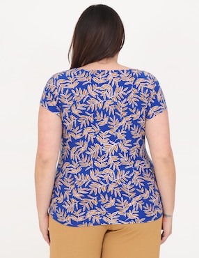 Blusa Cariló manga corta para mujer