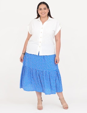 Blusa Cariló manga corta para mujer