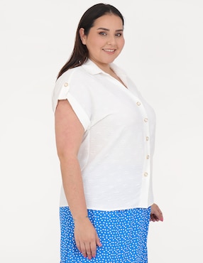 Blusa Cariló manga corta para mujer