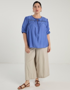 Blusa Davinchy manga 3/4 para mujer