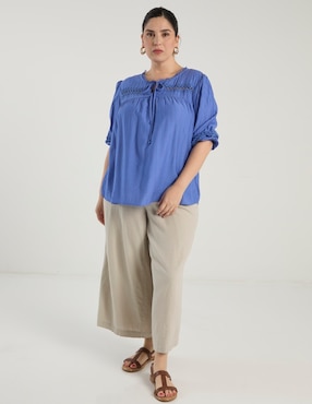 Blusa Davinchy manga 3/4 para mujer