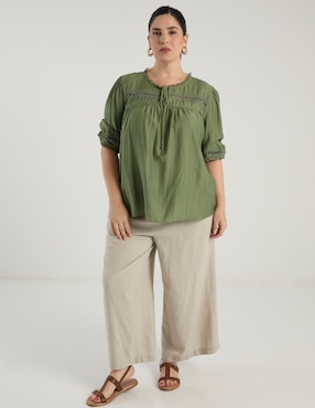 Blusa Davinchy manga 3/4 para mujer