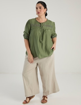 Blusa Davinchy manga 3/4 para mujer