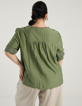 Blusa Davinchy manga 3/4 para mujer