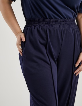 Pants amplio Lieb Plus con elástico para mujer