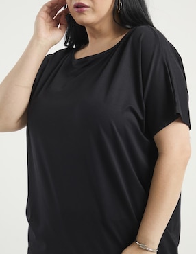 Blusa Lieb Plus manga corta para mujer
