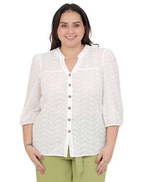 Blusa Cariló manga 3/4 para mujer