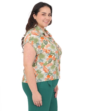 Blusa Cariló manga corta para mujer