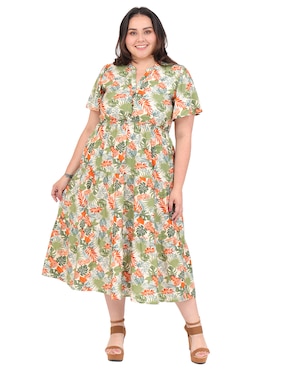 Vestido midi casual Cariló para mujer
