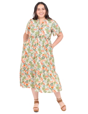 Vestido midi casual Cariló para mujer
