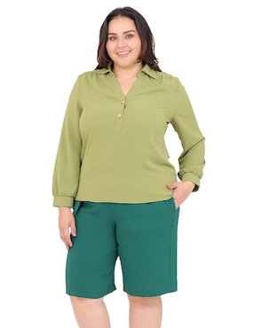 Blusa Cariló manga larga para mujer