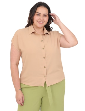 Blusa Cariló manga corta para mujer