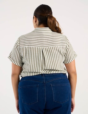 Blusa Davinchy manga corta para mujer