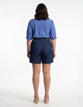 Short Lieb Plus de mezclilla para mujer