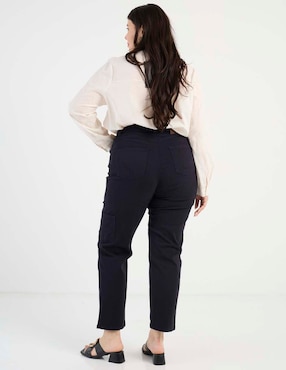 Jeans slim cintura baja Lieb Plus para mujer