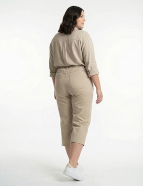 Pantalón capri Lieb Plus regular para mujer