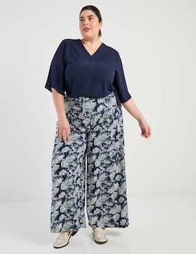 Pantalón relaxed Lieb Plus amplio para mujer