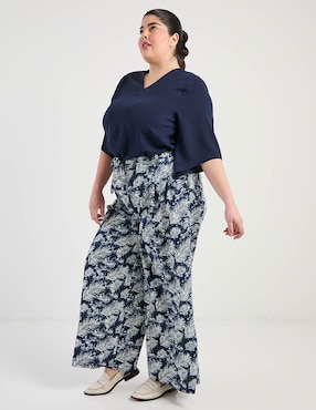 Pantalón relaxed Lieb Plus amplio para mujer
