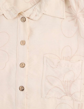 Blusa Lieb Plus manga al codo para mujer