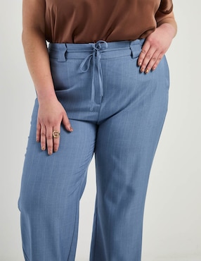 Pantalón formal Lieb Plus straight para mujer