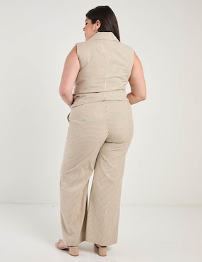 Pantalón straight Ivonne Plus amplio para mujer