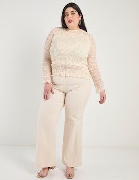 Pantalón Ivonne Plus straight para mujer