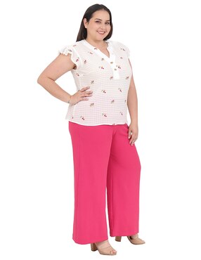 Blusa Cariló Grupo Bromelia manga corta para mujer