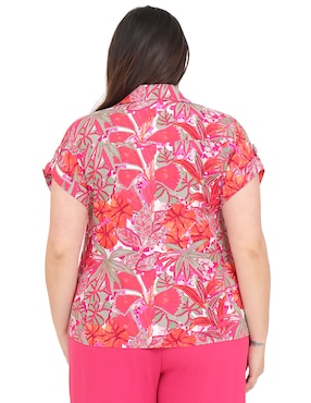 Blusa Cariló Grupo Bromelia manga corta para mujer