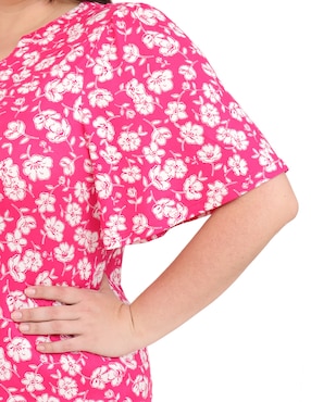 Blusa Cariló Grupo Bromelia manga corta para mujer