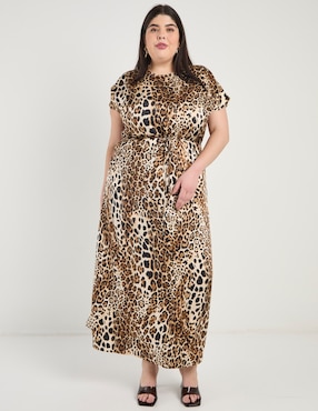 Vestido largo casual Ivonne Plus para mujer