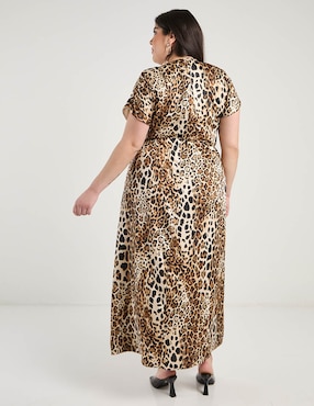 Vestido largo casual Ivonne Plus para mujer