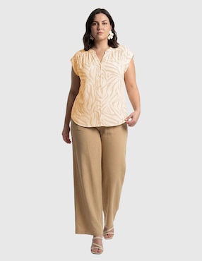 Blusa Davinchy manga corta para mujer