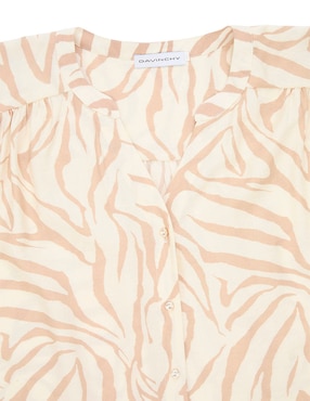 Blusa Davinchy manga corta para mujer