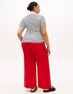 Playera tipo polo Tommy Plus para mujer