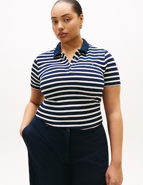 Playera tipo polo Tommy Plus para mujer