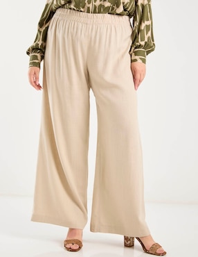 Pantalón regular Ivonne plus amplio para mujer