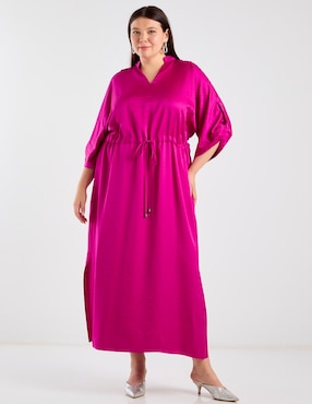 Vestido largo casual Ivonne plus para mujer