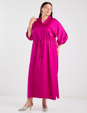 Vestido largo casual Ivonne plus para mujer