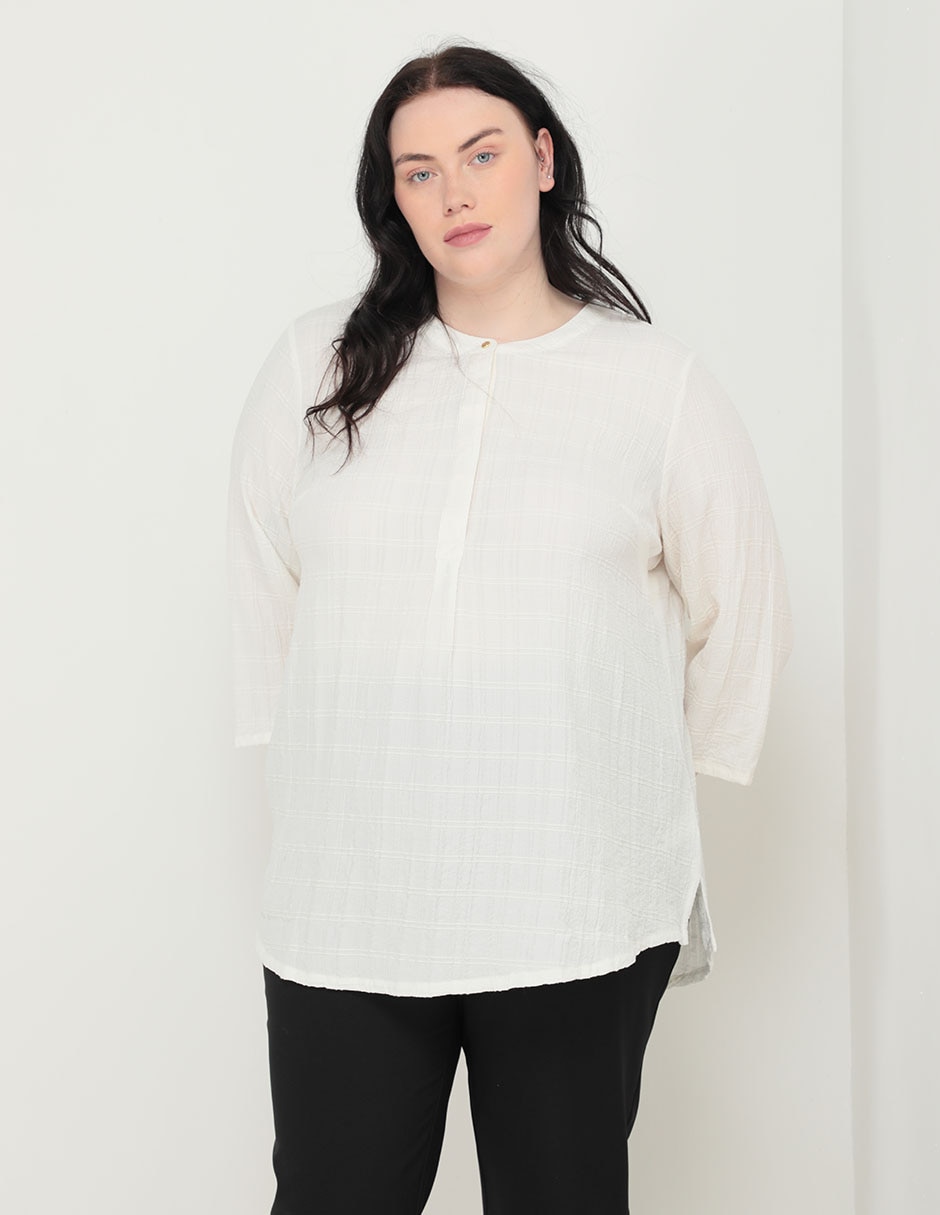 Blusa manga 3/4 para mujer 1