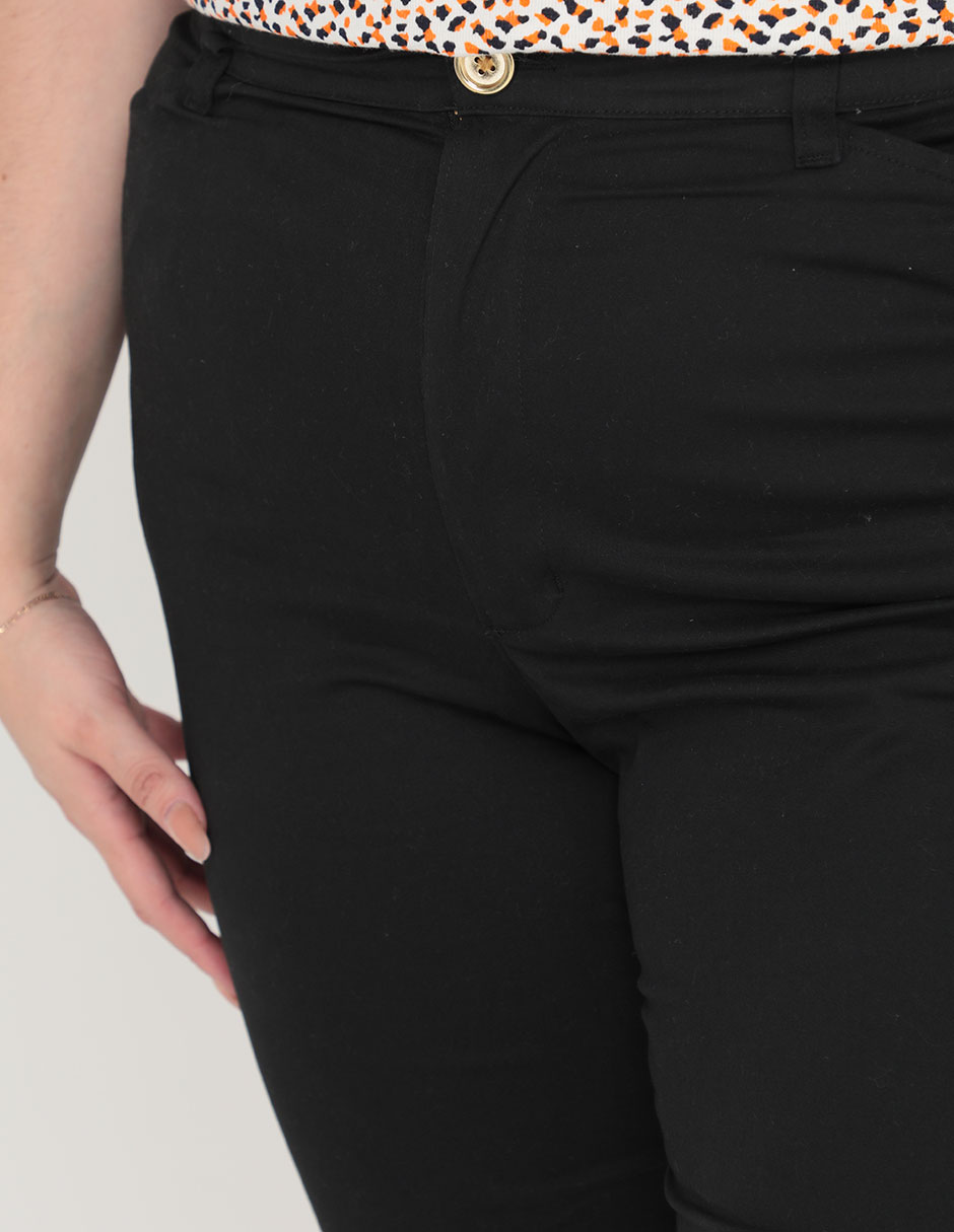 Pantalón capri LIEB Basics Plus straight para mujer