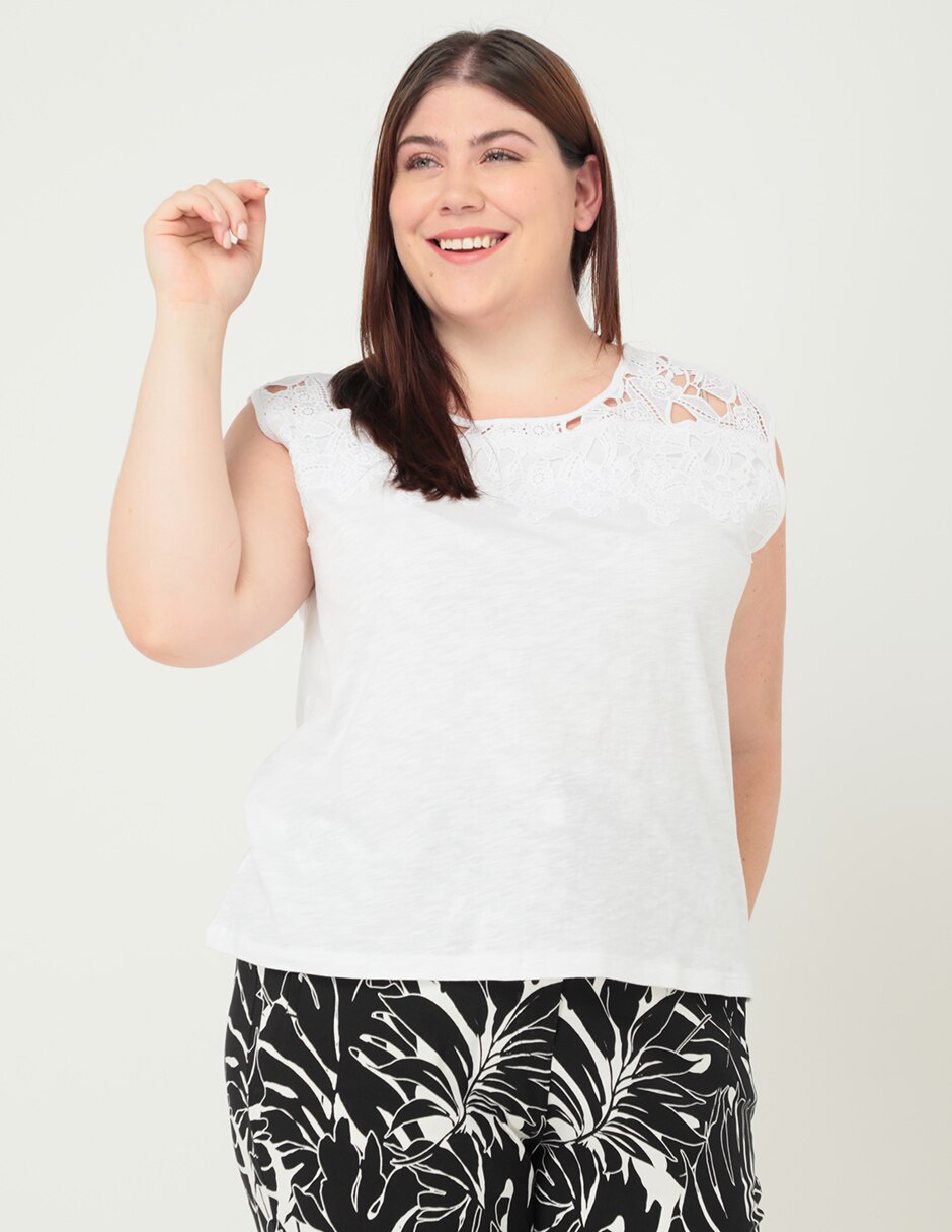 Blusa sin manga para mujer 1