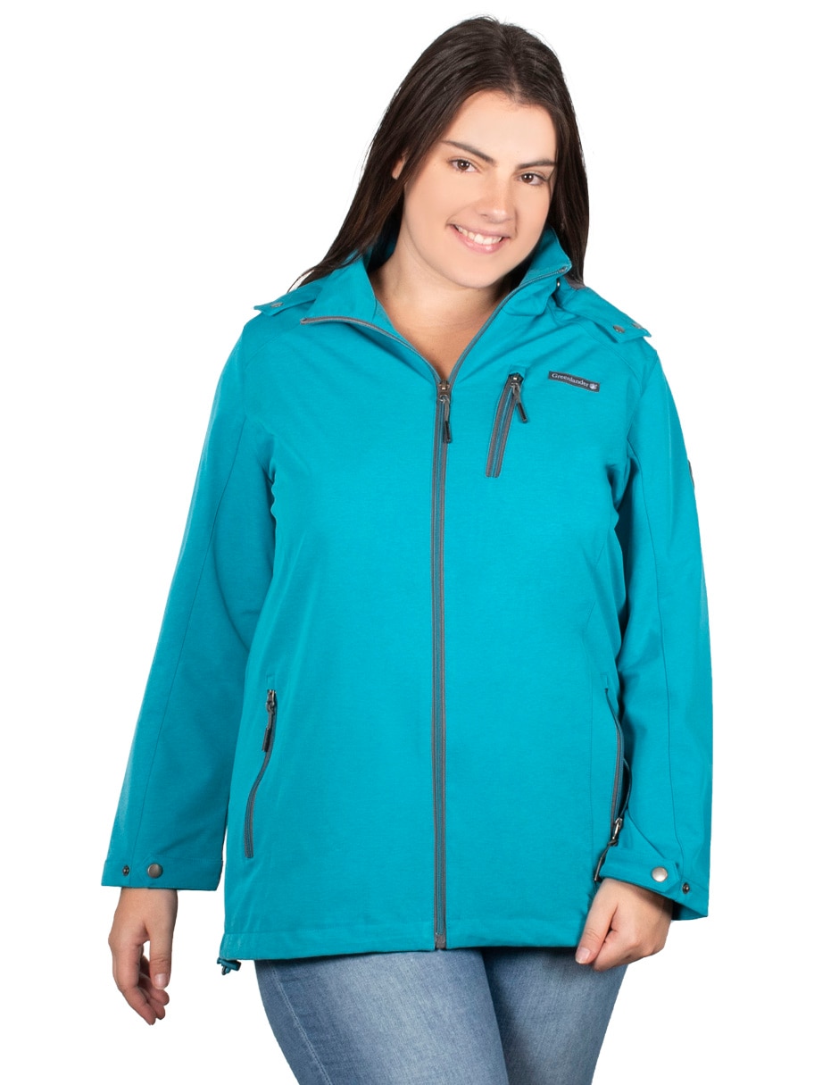 Chamarra cazadora impermeable para mujer 2