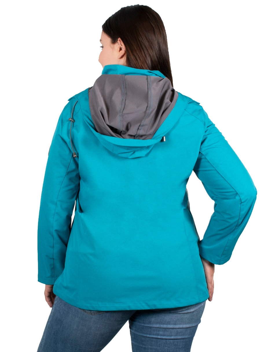 Chamarra cazadora impermeable para mujer 5