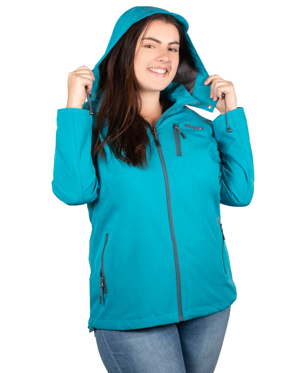 Chamarra cazadora impermeable para mujer 6