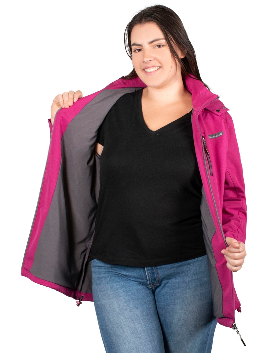 Chamarra cazadora impermeable para mujer 3