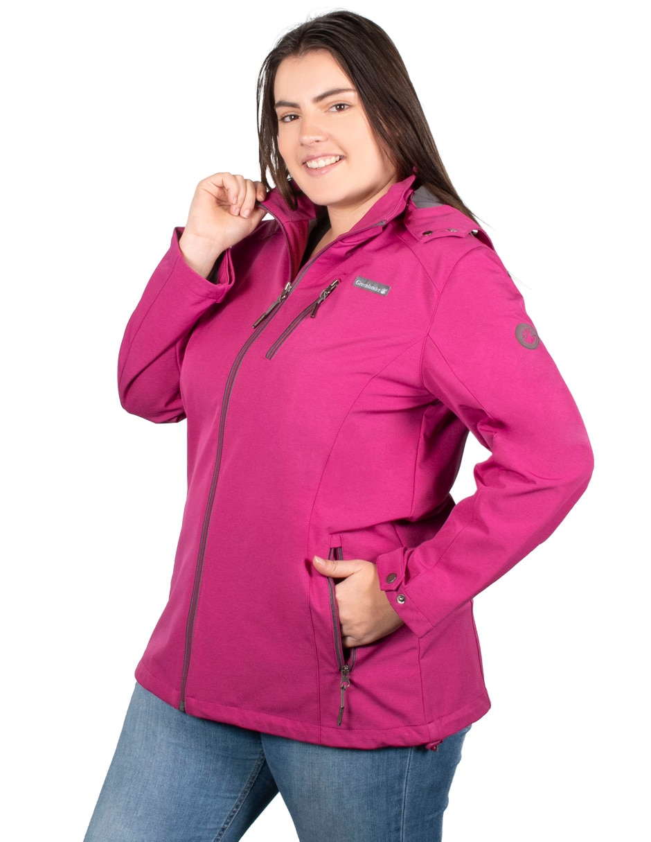 Chamarra cazadora impermeable para mujer 4