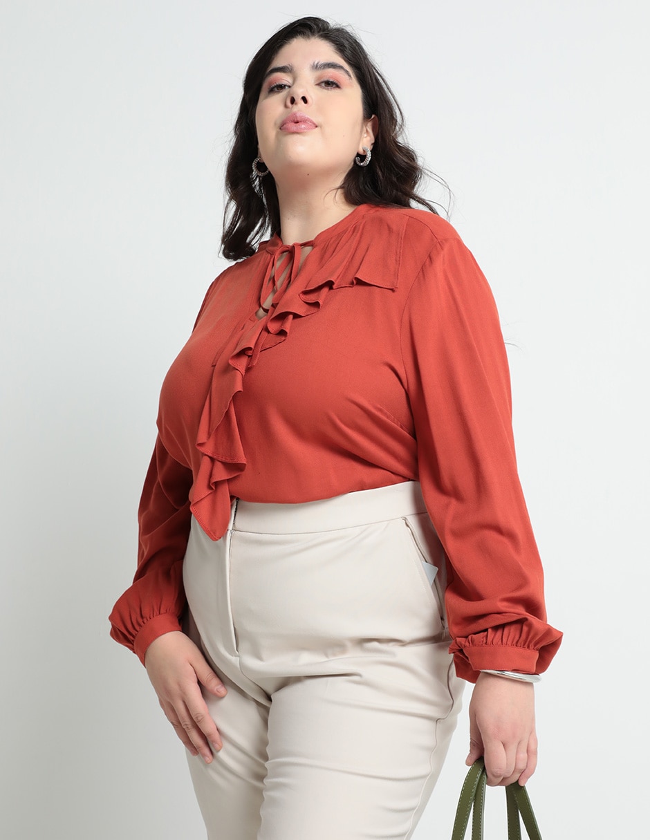 Blusa manga larga para mujer 1