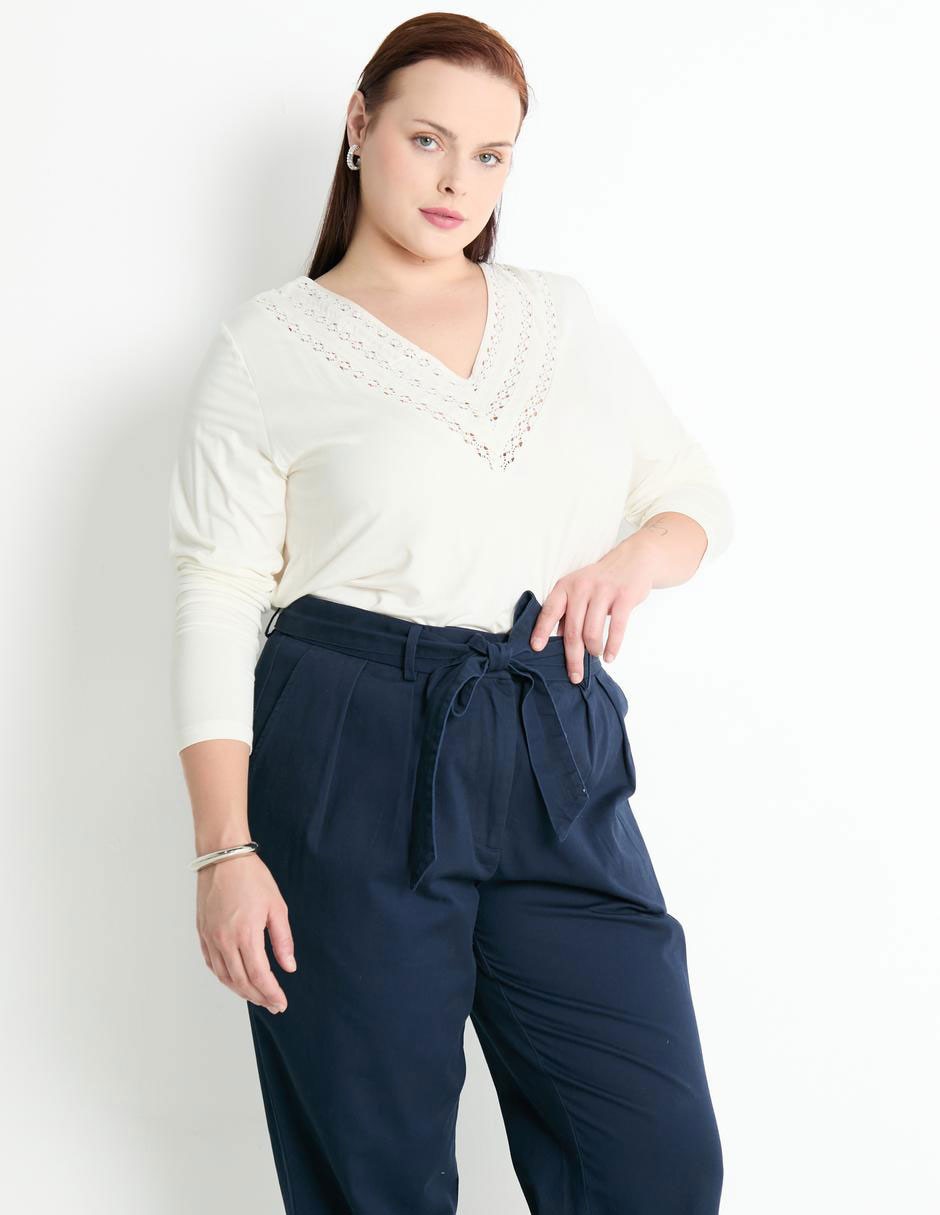Blusa manga larga para mujer 1