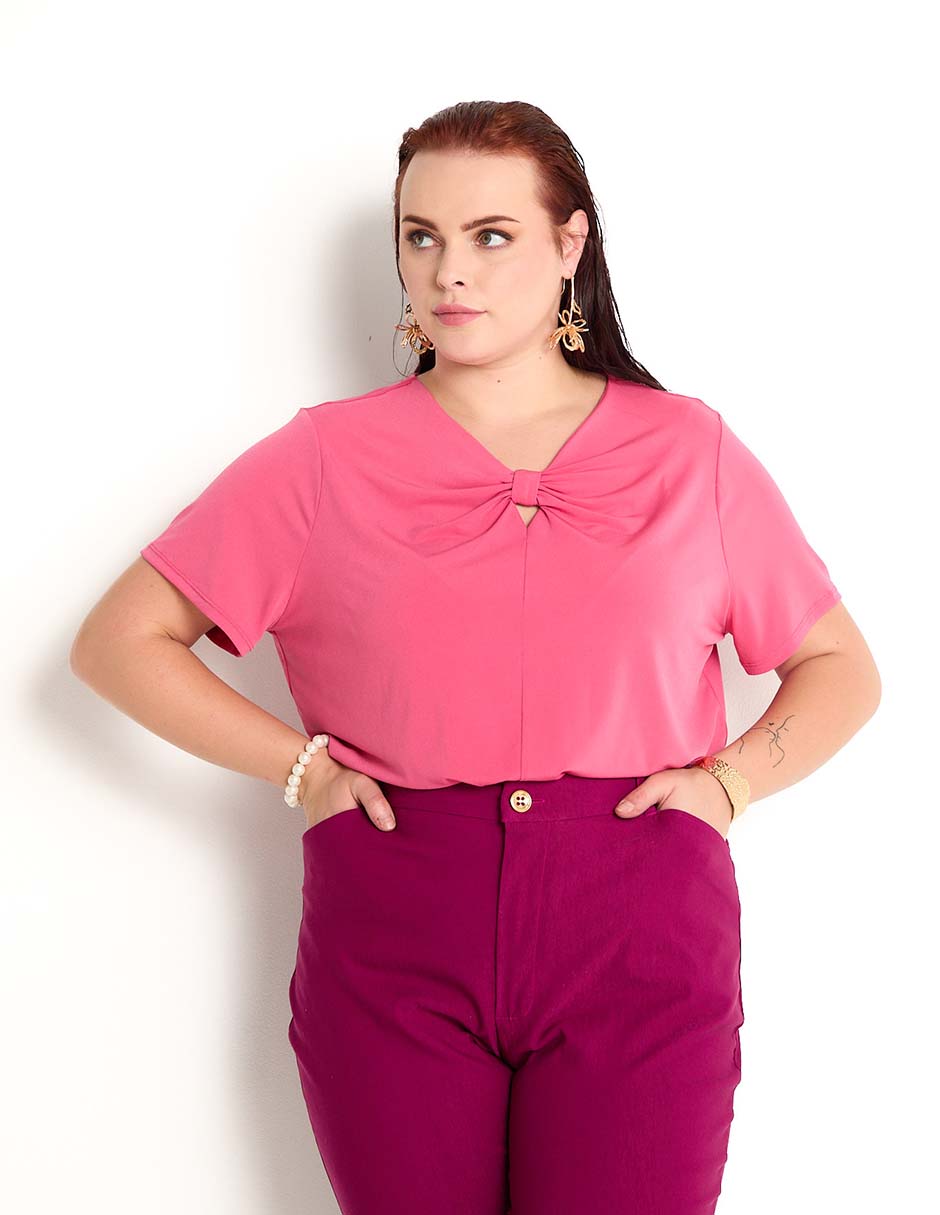 Blusa manga corta para mujer 1